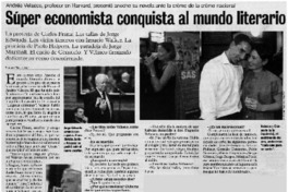 Súper economista conquista al mundo literario [entrevistas]