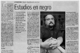Estudios en negro: [entrevistas]