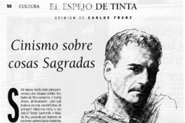 Cinismo sobre cosas sagradas