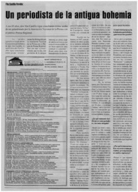 Un periodista de la antigua bohemia (entrevista)
