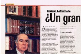 ¿Un gran taimado? [entrevistas]