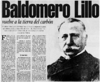 Baldomero Lillo vuelve a la tierra del carbón.