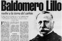 Baldomero Lillo vuelve a la tierra del carbón.