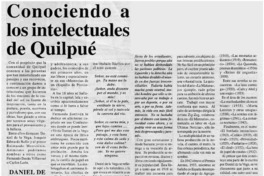 Conociendo a los intelectuales de Quilpué.