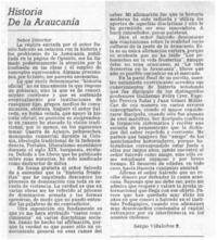 Historia de la Araucanía