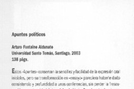 Apuntes políticos