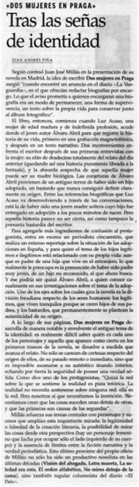 Tras las señas de identidad