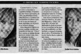 La broma que termino en serio.