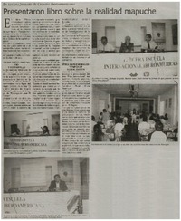 Presentaron libro sobre la realidad mapuche