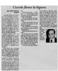 Cuando florece la higuera