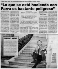 "Lo que se está Haciendo con Parra es bastante peligroso"