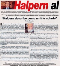 Halpern al banquillo