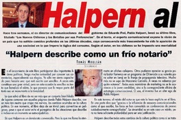 Halpern al banquillo