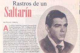 Rastros de un saltarín