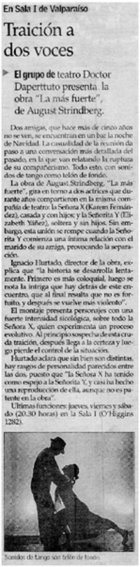 Traición a dos voces