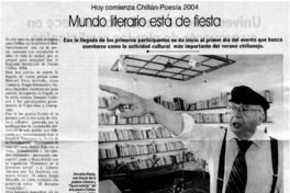 Mundo literario está de fiesta
