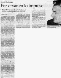 Preservaren lo impreso