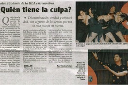 ¿Quién tiene la culpa?