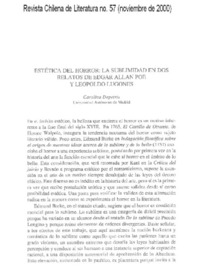 Estética del horror