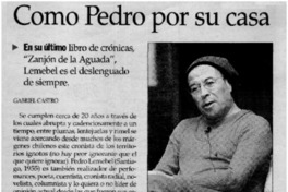 Como Pedro por su casa