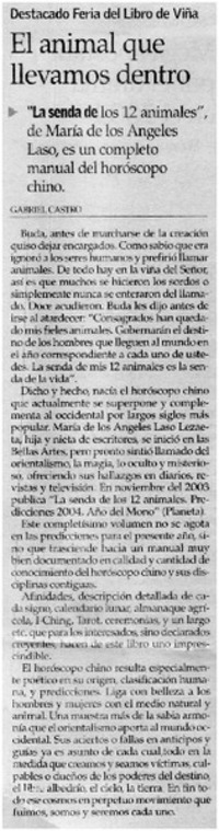 El animal que llevamos dentro