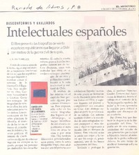 Intelectuales españoles