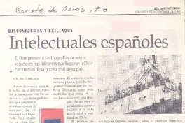 Intelectuales españoles