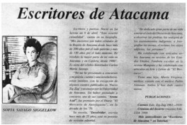 Escritores de Atacama.