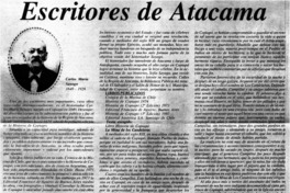 Escritores de Atacama.