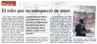 El niño que no enloqueció de amor.