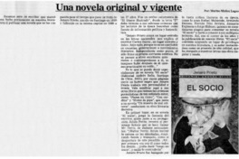 Una novela original y vigente