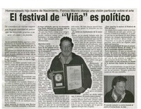 El Festival de "Viña" es político: [entrevistas]
