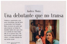 Una debutante que no transa