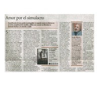 Amor por el simulacro