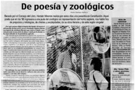 De poesía y zoológicos [entrevistas]