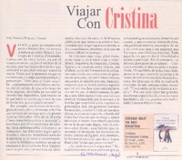 Viajar con Cristina