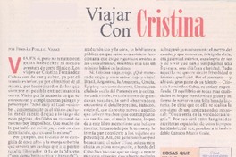 Viajar con Cristina