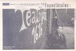 Dramaturgia española cae sobre Santiago