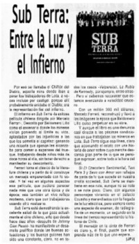 Sub Terra, entre la luz y el infierno