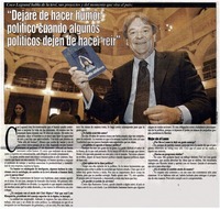 Dejaré de hacer humor político cuando algunos políticos dejes de hacer reír" [entrevistas]