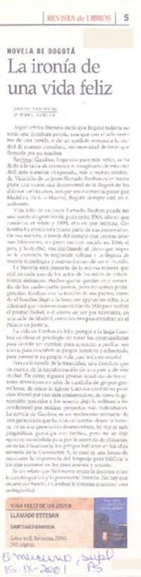La ironía de una vida feliz
