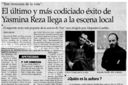 El último y más codiciado éxito de Yasmina Reza llega a la escena local