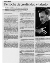 Derroche de creatividad y talento [entrevistas]