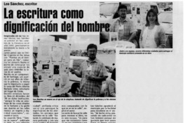 La escritura como dignificación del hombre.