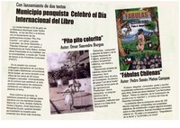 Municipio penquista celebró el Día Internacional del Libro.