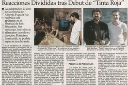 Reacciones divididas tras debut de "Tinta roja"