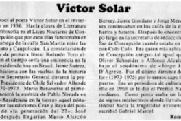 Víctor Solar