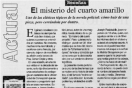 El misterio del cuarto amarillo