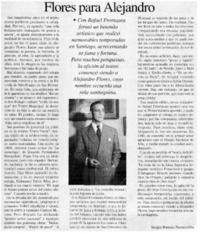 Flores para Alejandro