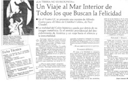 El consenso es la negación de lo que mueve a la sociedad" [entrevistas]